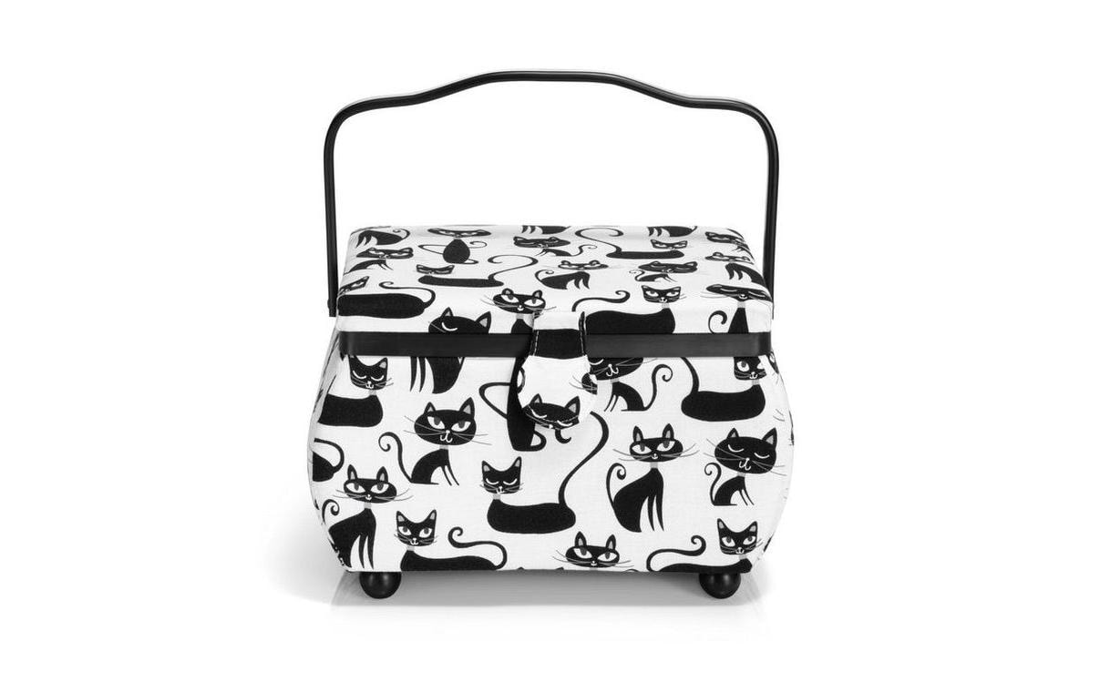 Prym Kiste »Cats Schwarz/Weiss, M«