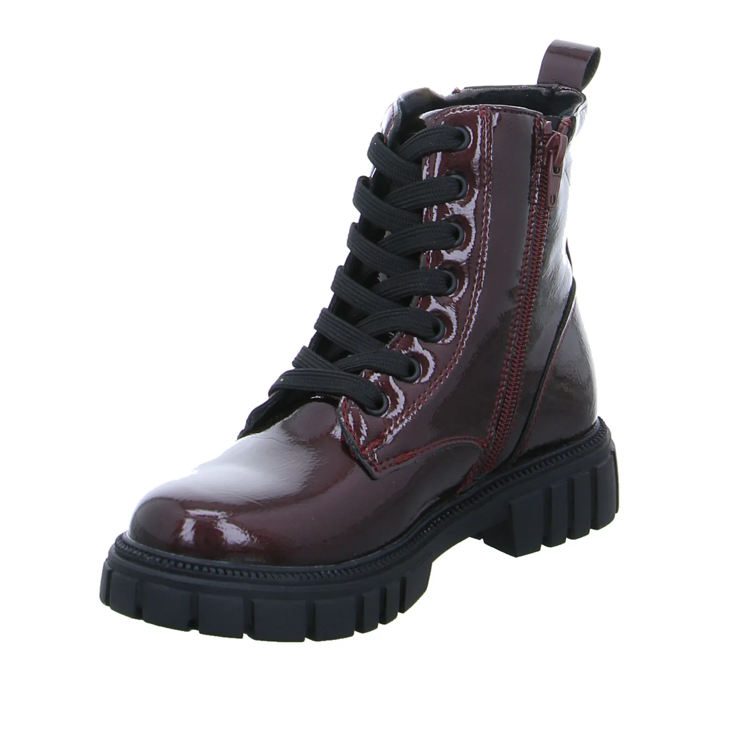 S.OLIVER Mädchen-Winter-Bottine Bordeau Lederimitat  Bootie