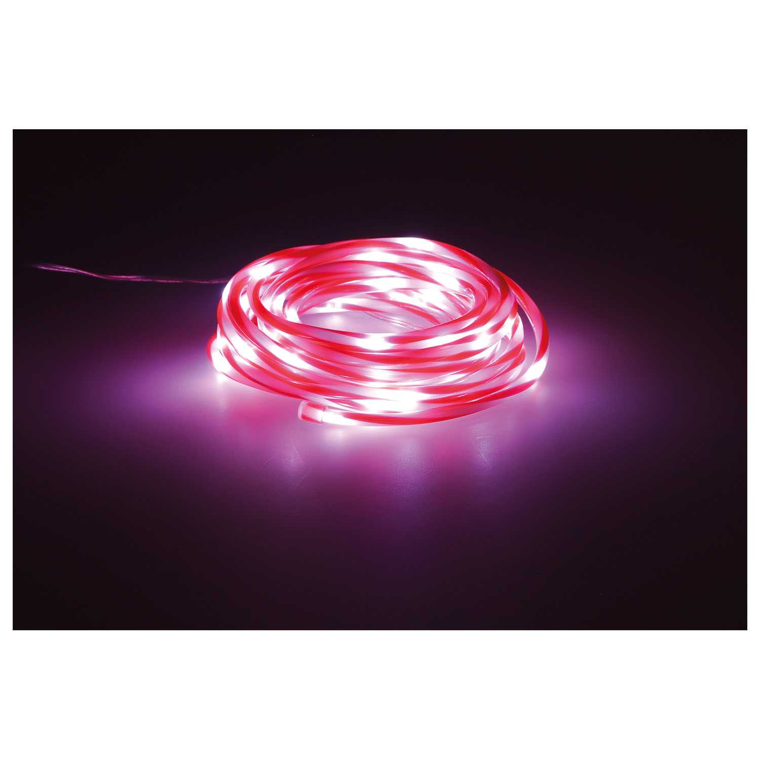 Lichterschlauch Zuckerstangenoptik 50LED