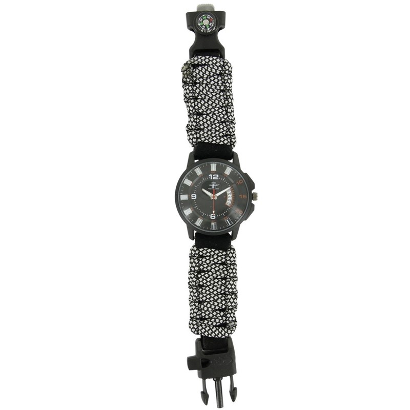 Montre Homme M. JOHN bracelet Cuir Noir
