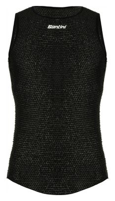 Sous-Maillot Sans Manches Santini Alpha Noir