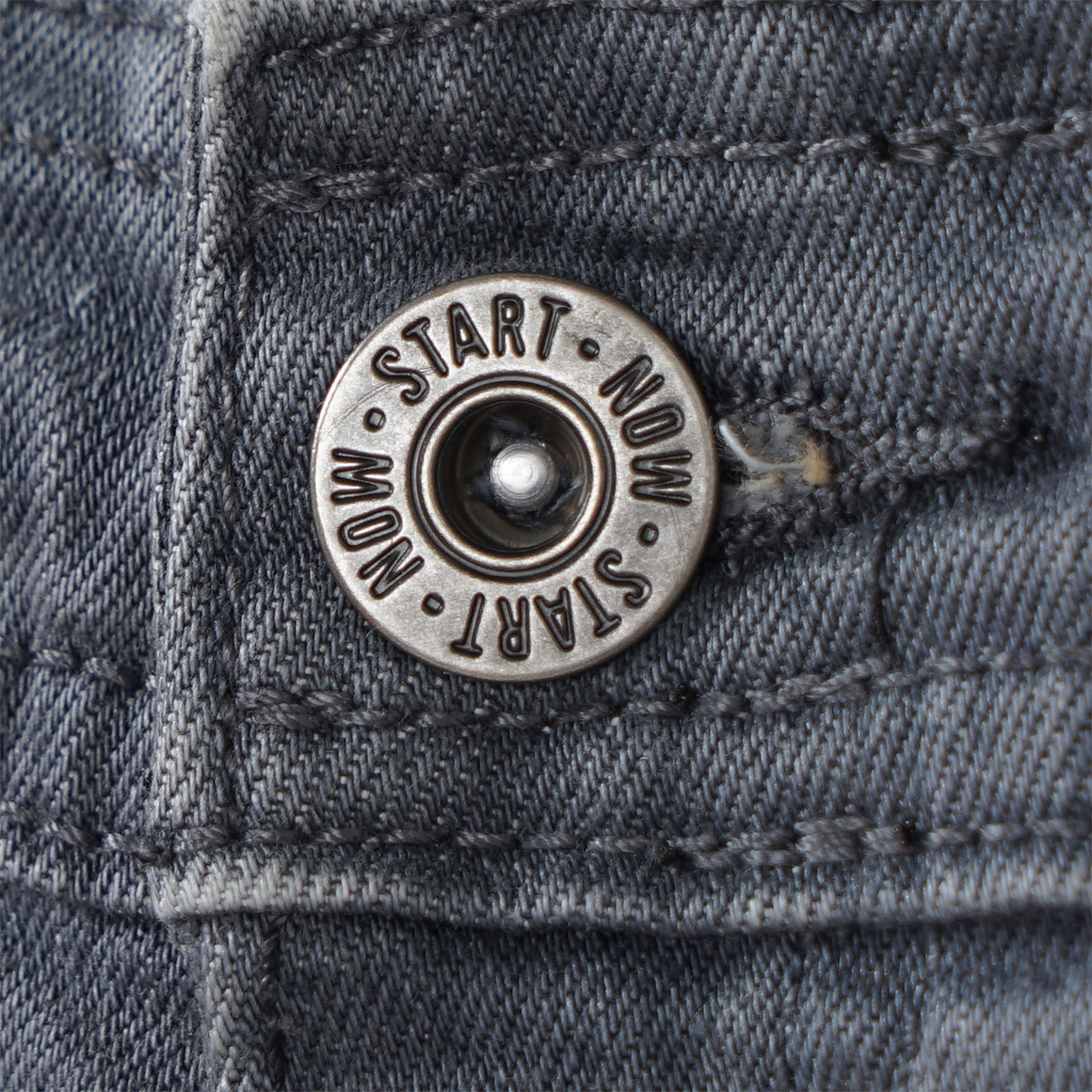 Yigga Jungen Jeansshorts in Used-Waschung grau