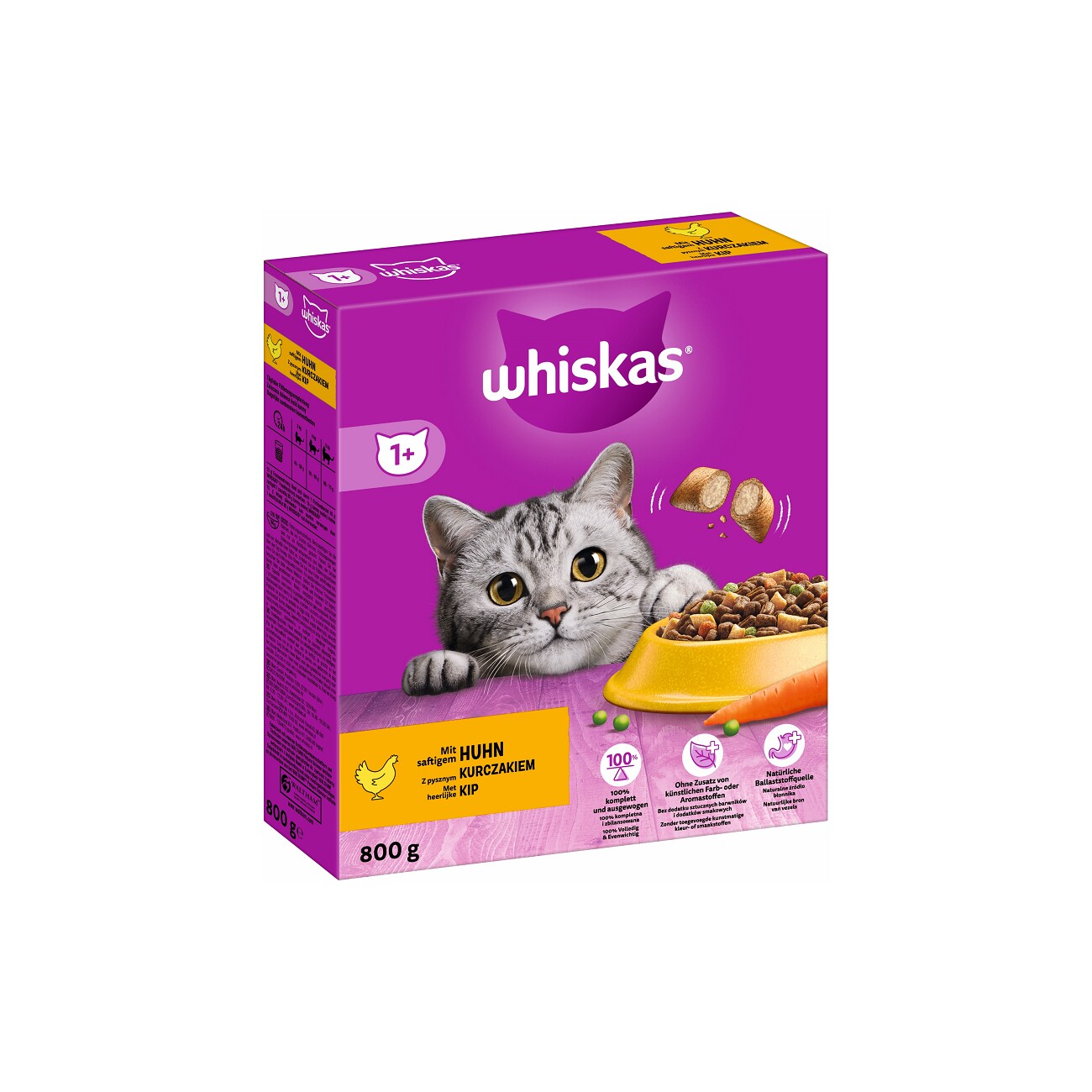 Whiskas 1+ Adult Trockenfutter 800g