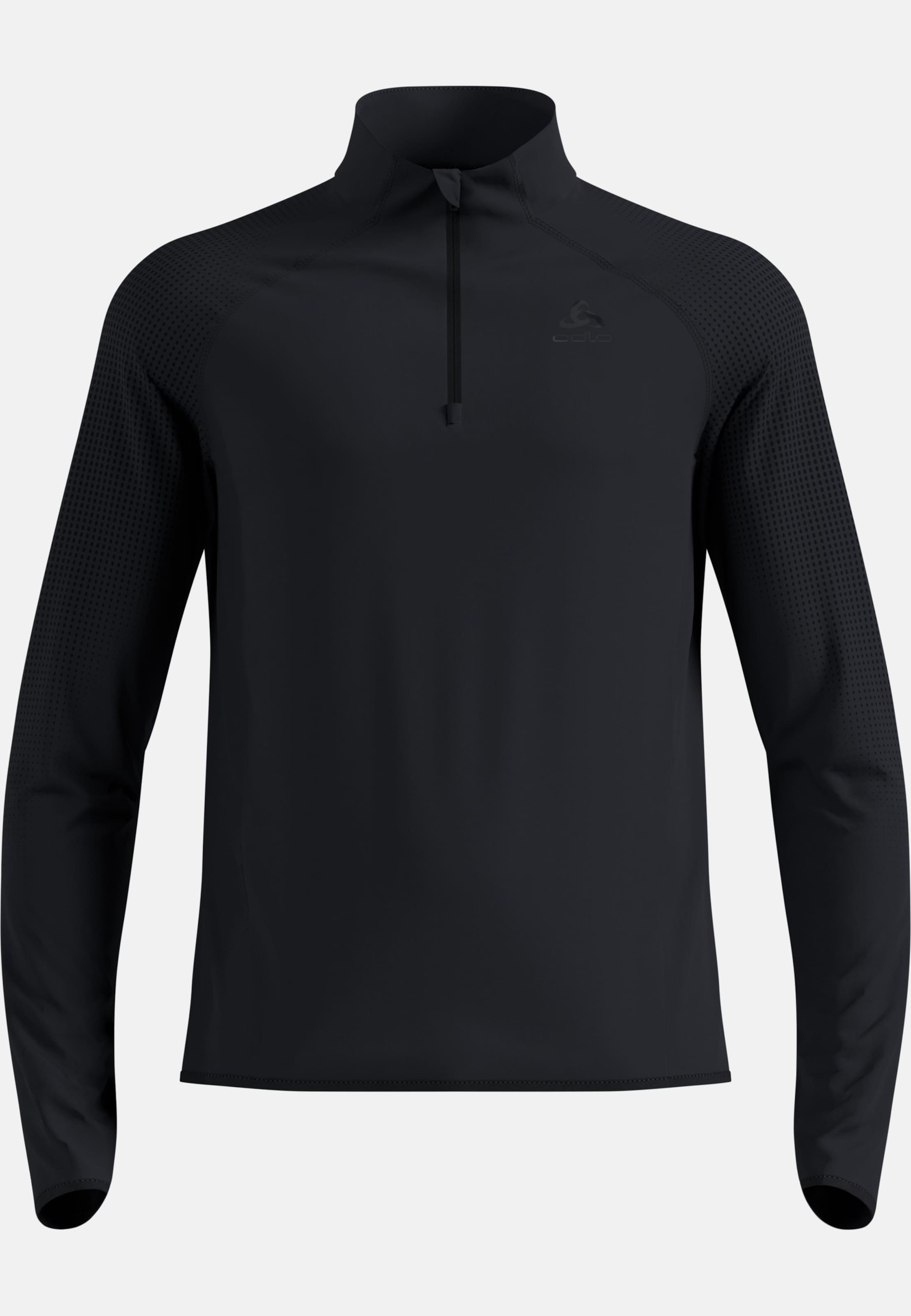 Zeroweight Warm Laufoberteil mit Halbreissverschluss 2.0 in black