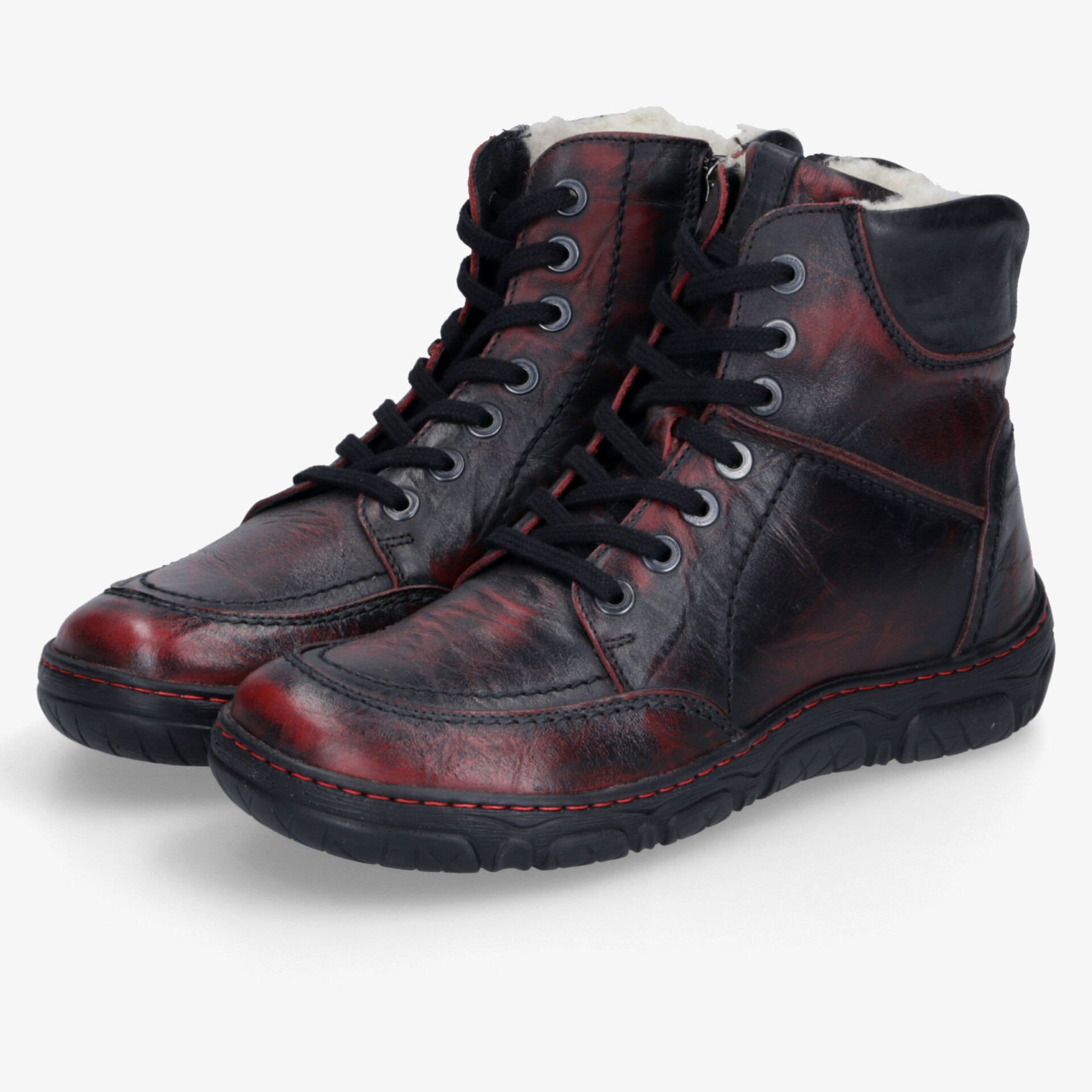 KRISBUT Damen Winter Boots rot