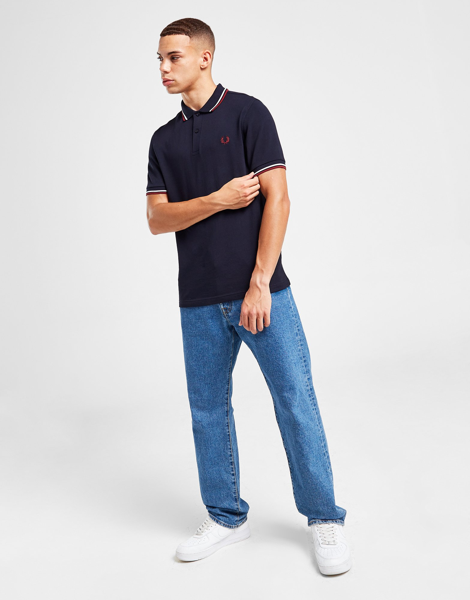Fred Perry Polo Double Liseré Homme