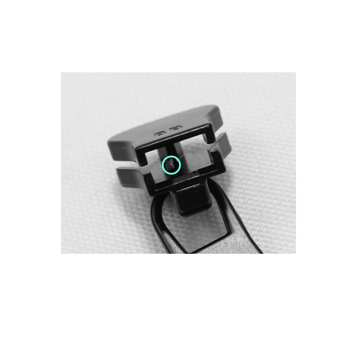 Glidelås 5-pakning Sort 4-4.6 mm