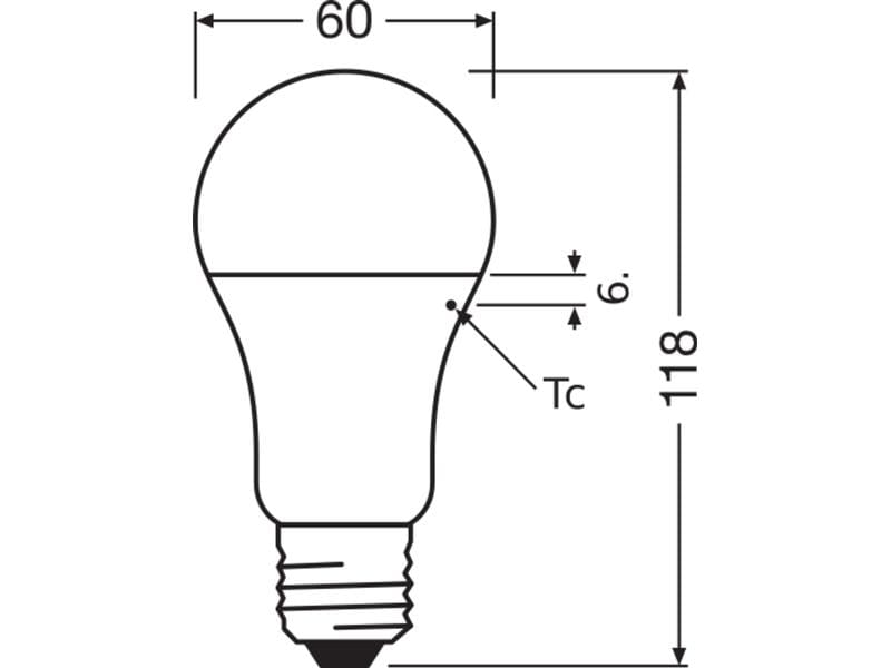 OSRAM LED PCR LAMPS WITH CLASSIC A 14W, E27, Warmweiss LED Lampen, klassische A Kolbenform aus recyceltem Plastik