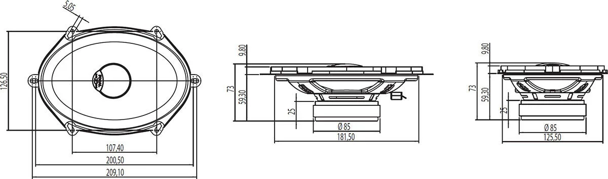 Focal ICU 570 (la paire) Haut-parleurs voiture