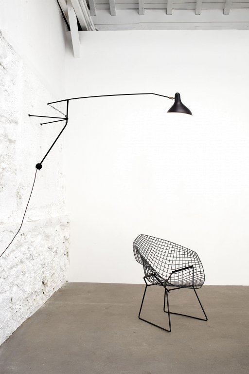 DCW éditions Mantis BS2 wandlamp zwart