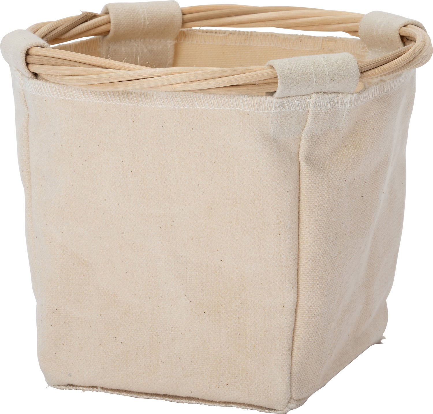 Intratuin opbergmand Ratan beige D 15 H 15 cm