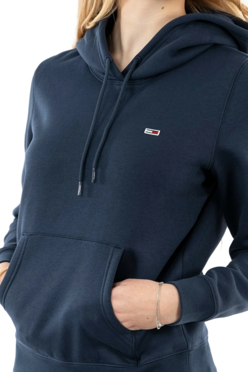 Sweat tommy jeans regular fleece c87 twilight navy