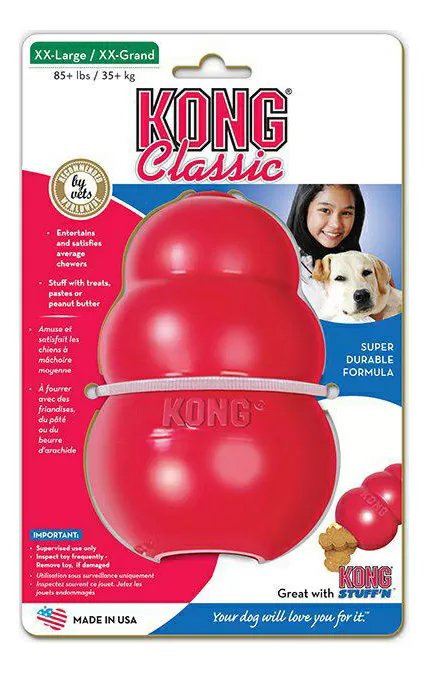 KONG Classic rød 16x10 cm - XXL