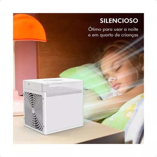 Mini Ar Condicionado Portatil Ultra Air Umidificador Usb