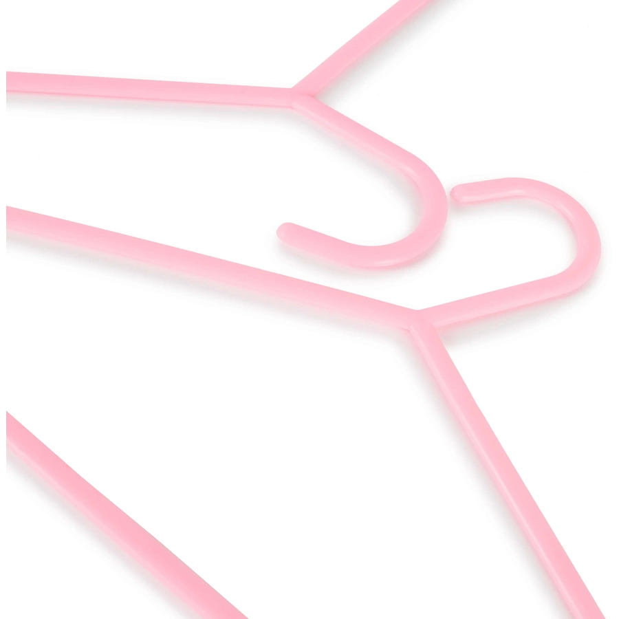 bieco Kleiderbügel aus Kunststoff 8 Stück rosa