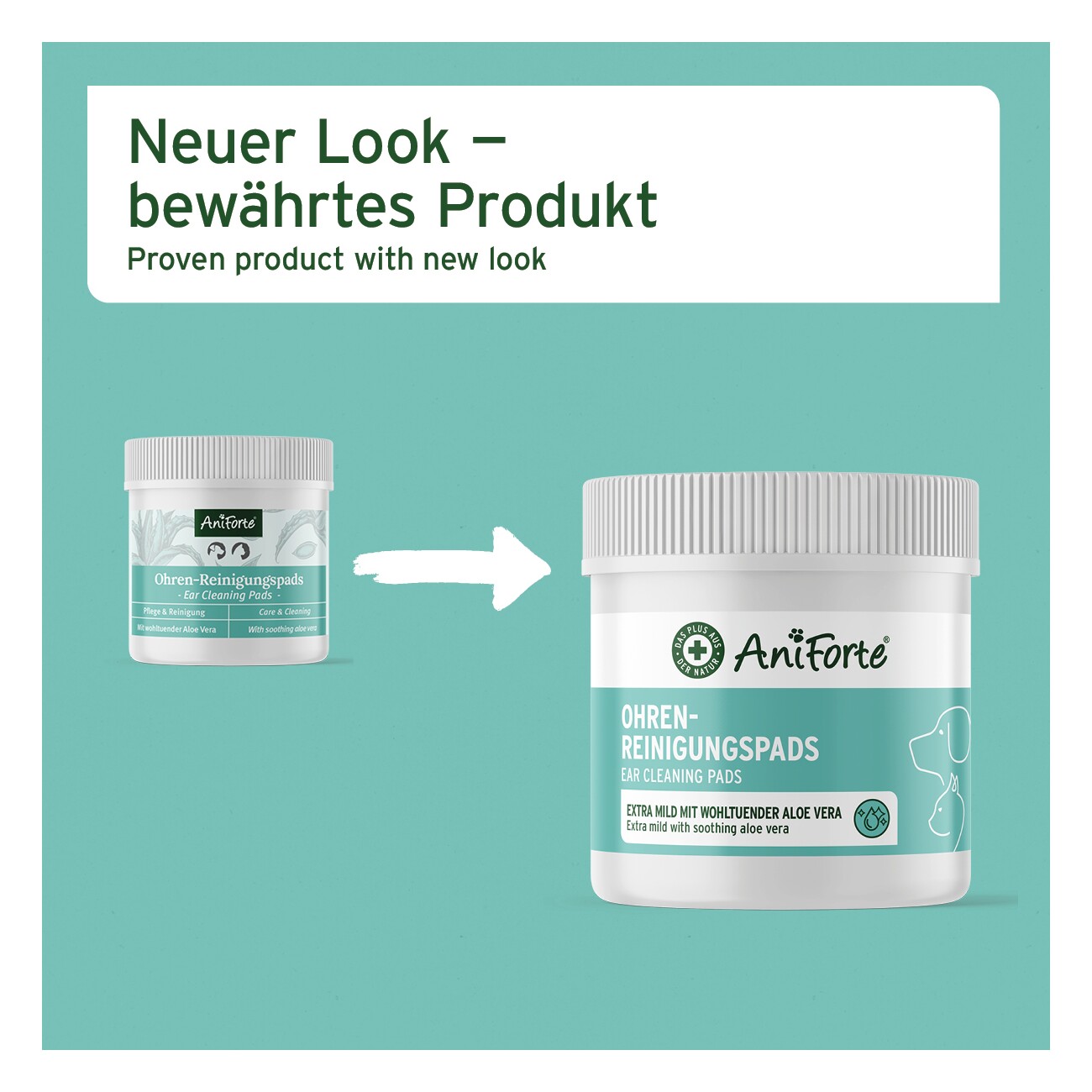 AniForte Ohren-Reinigungspads Ohrenpflege Pads 100 Stück