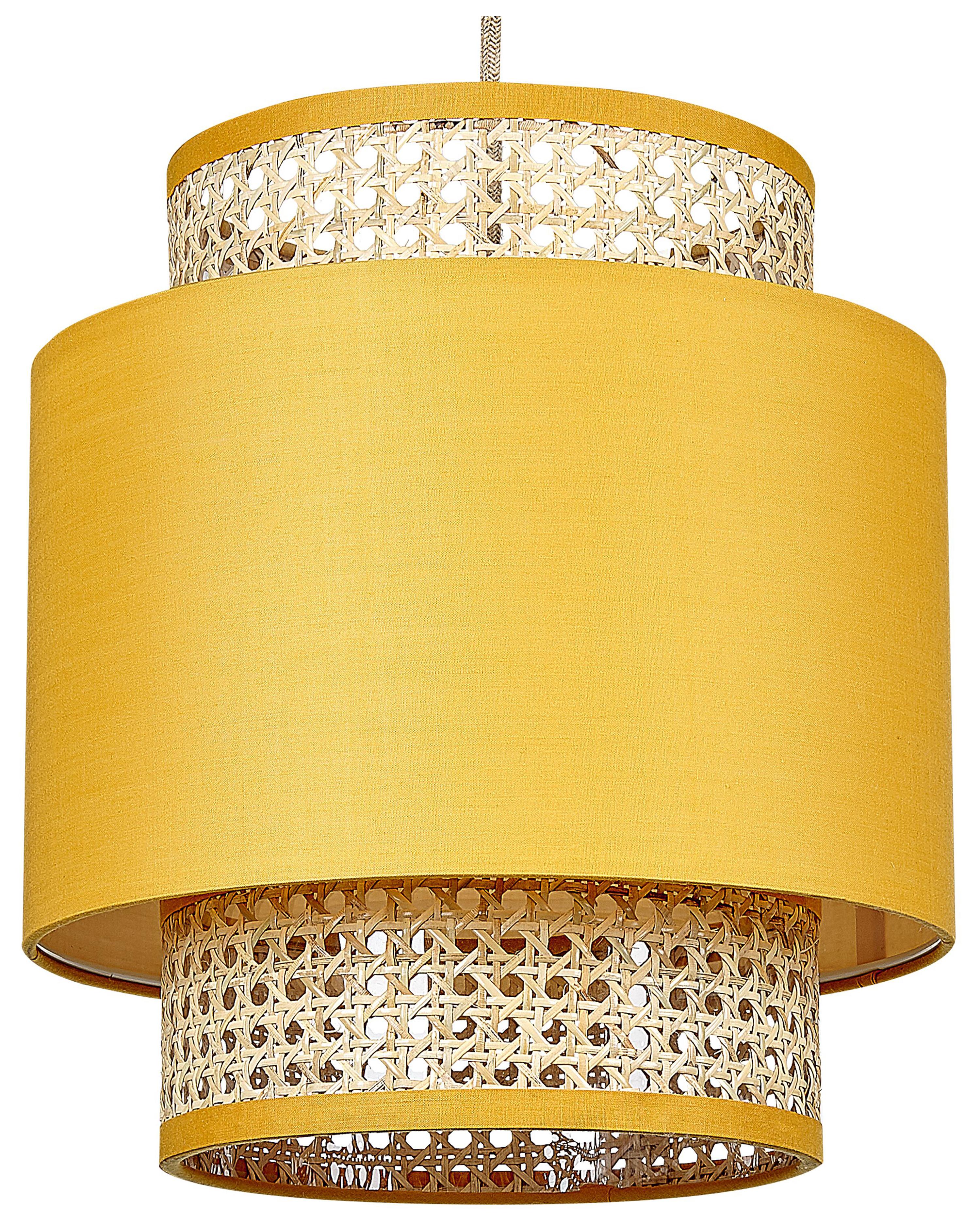 Hanglamp BOERI Rotan Mosterdgeel