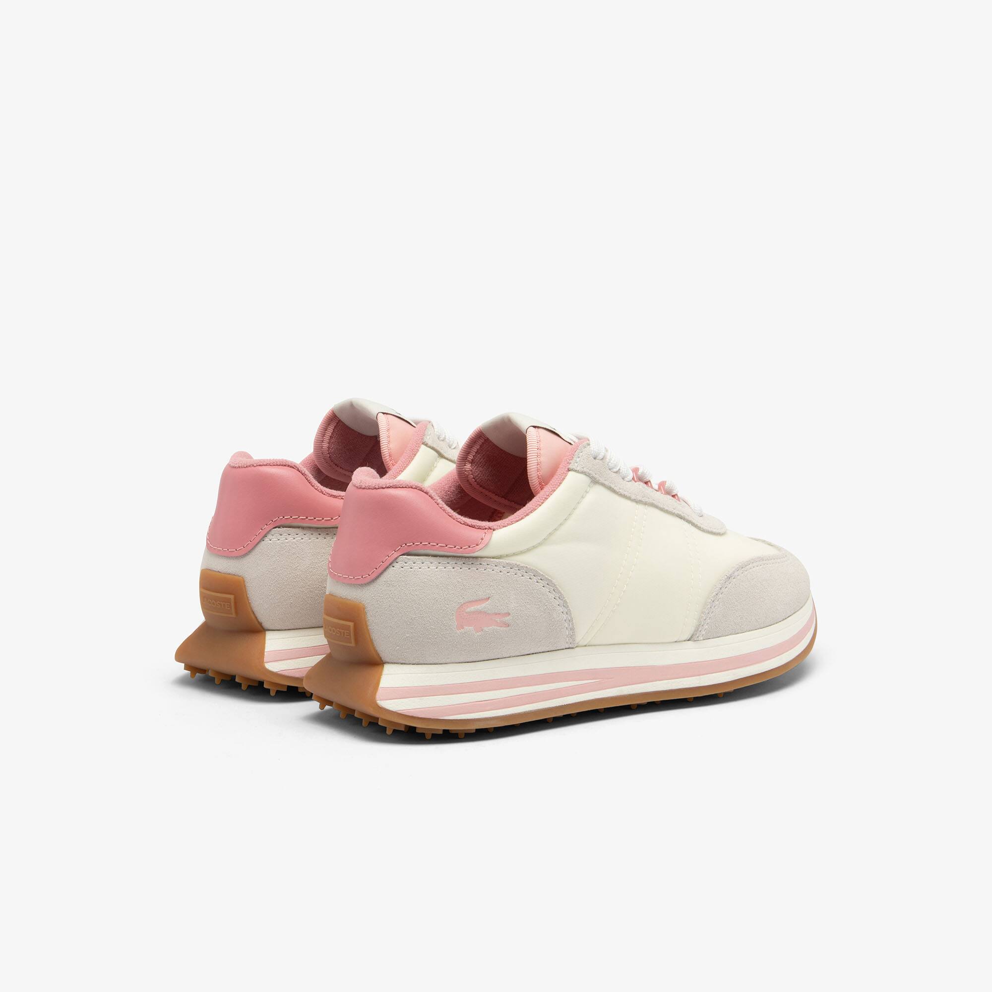 Damen-Sneakers L-Spin mit gestreifter Sohle Sneakers - Weiss - Lacoste - Damen