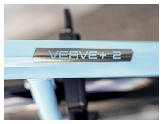Vélo de Ville Électrique Trek Verve  2 Lowstep Bosch 300Wh Shimano Altus 9V Azure
