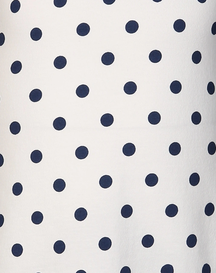Träger-Kleid CUTE DOTS in weiß/blau