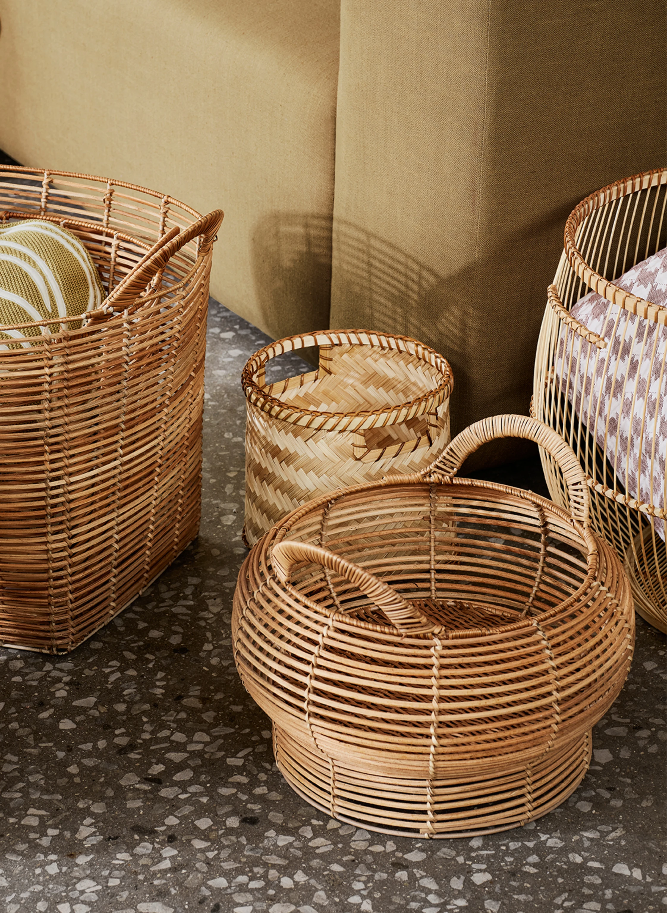 BROSTE COPENHAGEN 3er-Set Körbe SOFFY