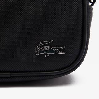Petit sac crossover Daily Lifestyle en toile enduite Sacs à bandoulière - Noir - Lacoste - Femme