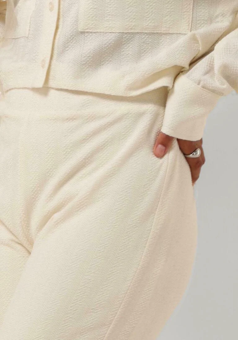 REFINED DEPARTMENT ecru refined department pantalon nova structured