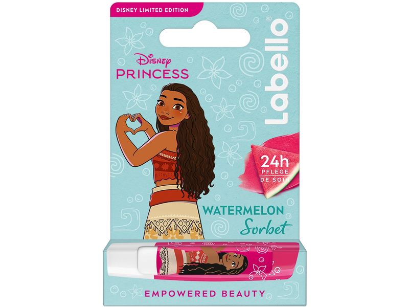 LABELLO Lippenpflege Vaiana Watermelon Sorbet 4.8 g Lippenpflegestift verleiht einen zartpinken Glanz