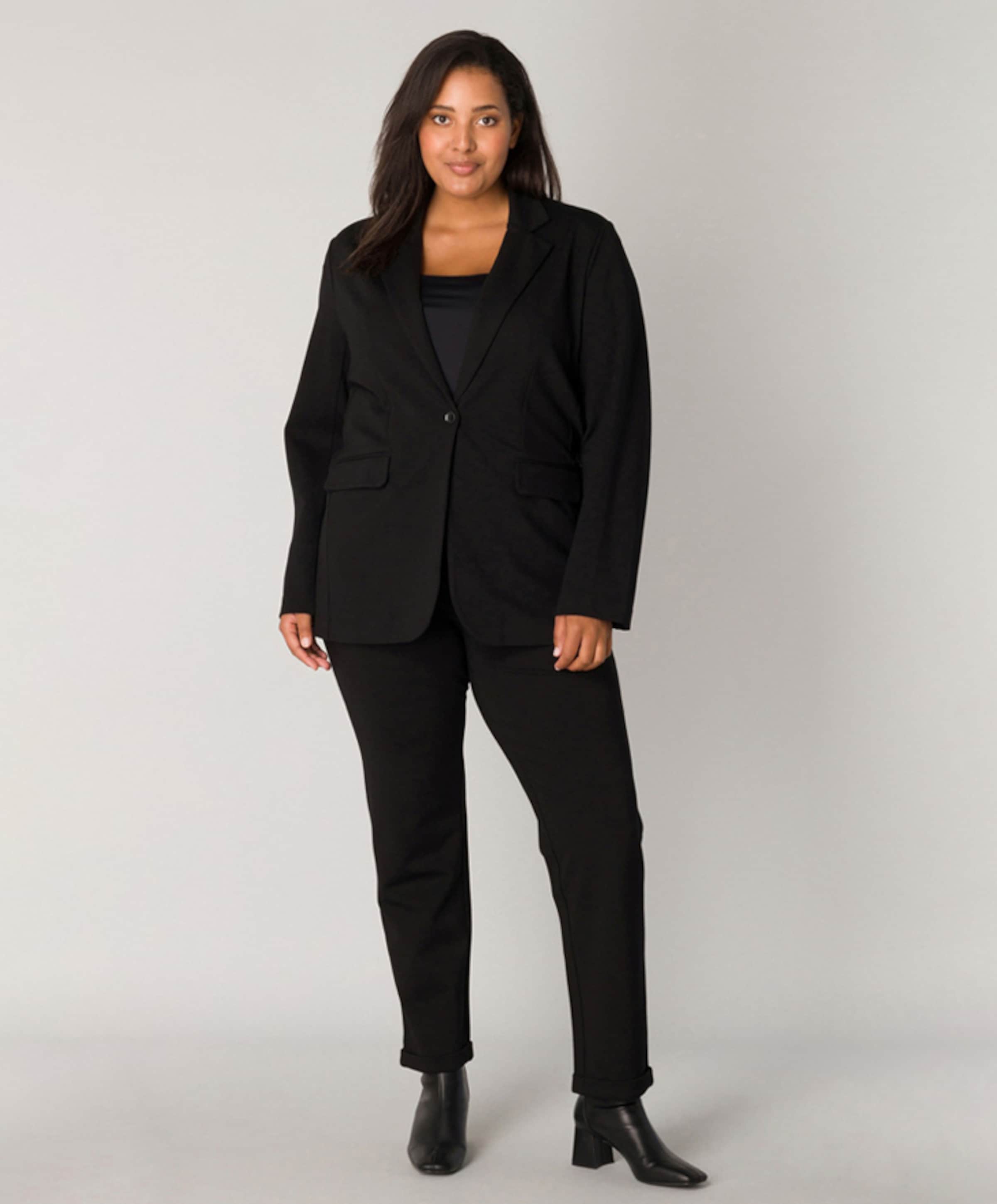 Base Level Curvy Yoella dames broek zwart
