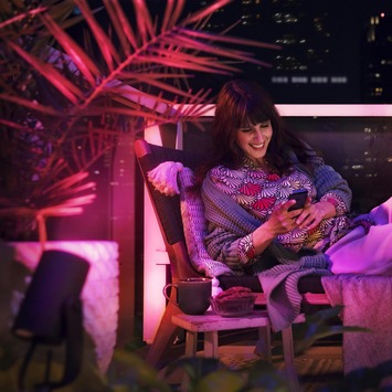 Philips Hue outdoor Lily uitbreidingsset prikspot 1x8W zwart