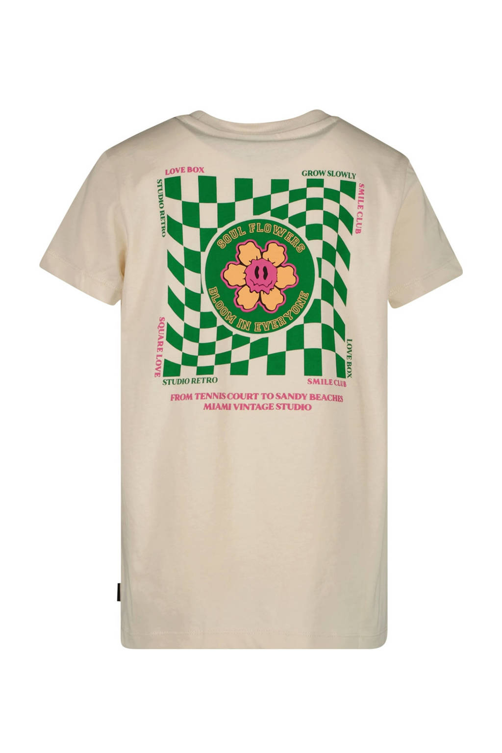 Cars T-shirt VIOLETT met backprint lichtzand