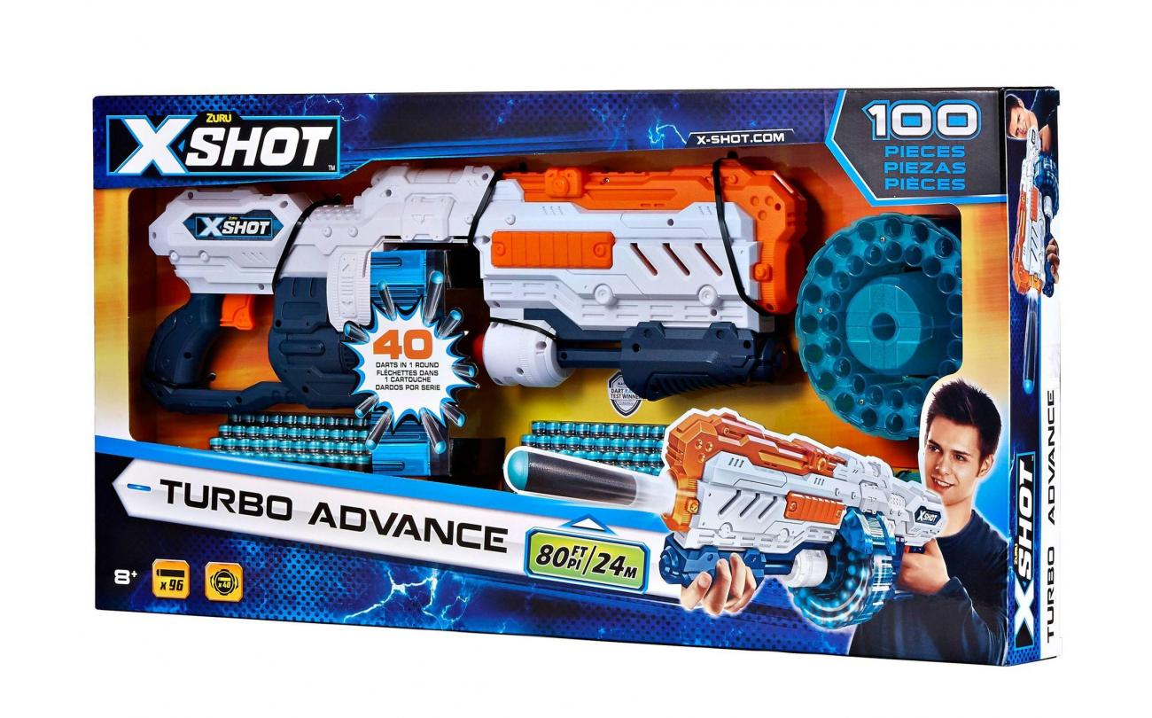 X-shot Turbo Advance met 96 darts