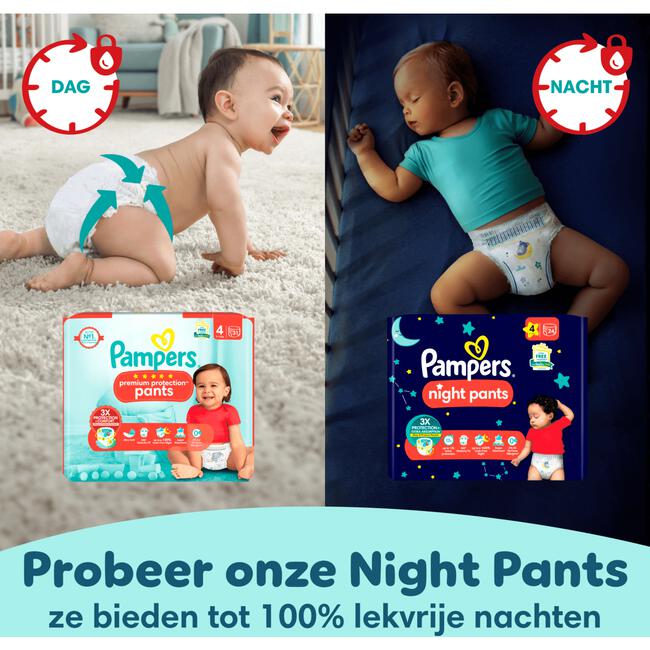 Pampers Premium Protection Pants Luierbroekjes Maat 4 9-15 KG 19 stuks