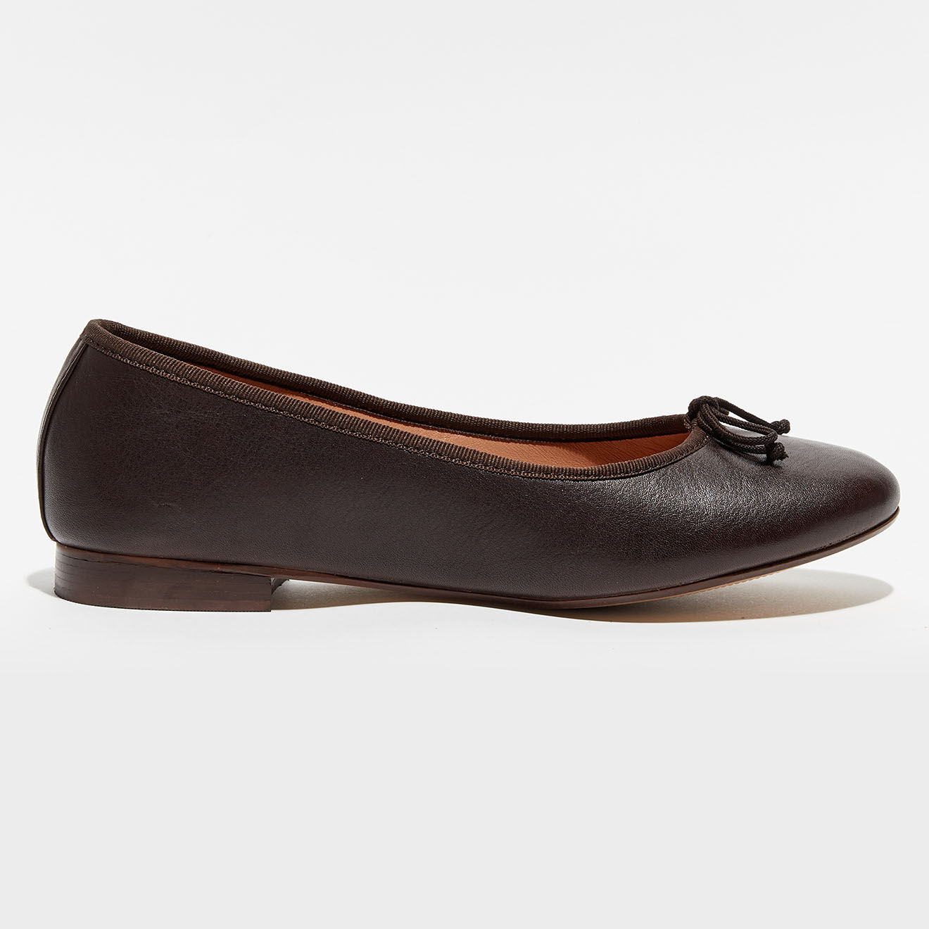 Quartier Latin Ballerines en Cuir Nicole marron