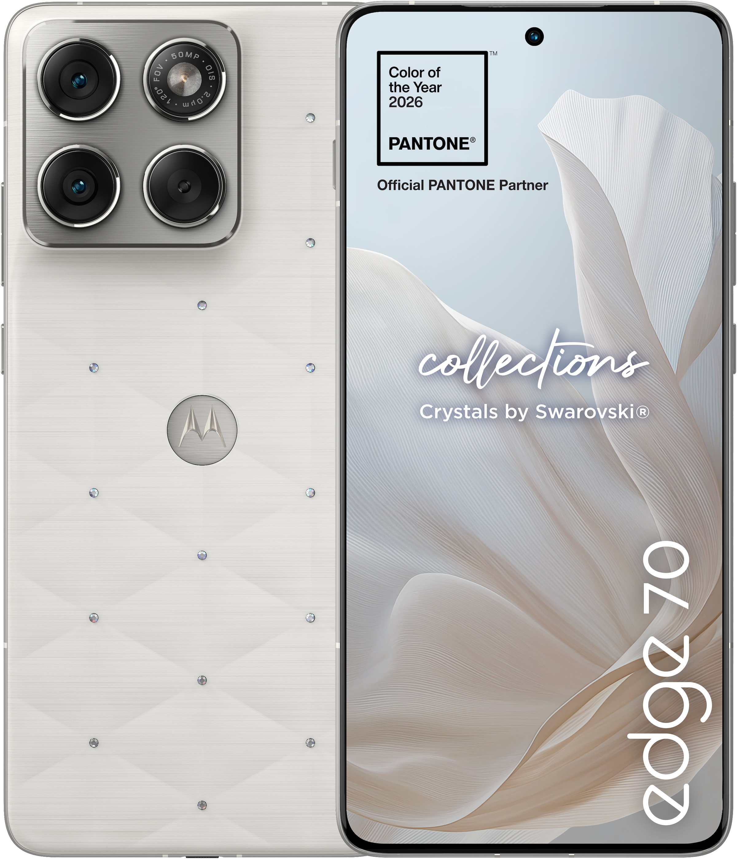 Motorola Smartphone »edge 70 512GB« PANTONE® Cloud Dancer