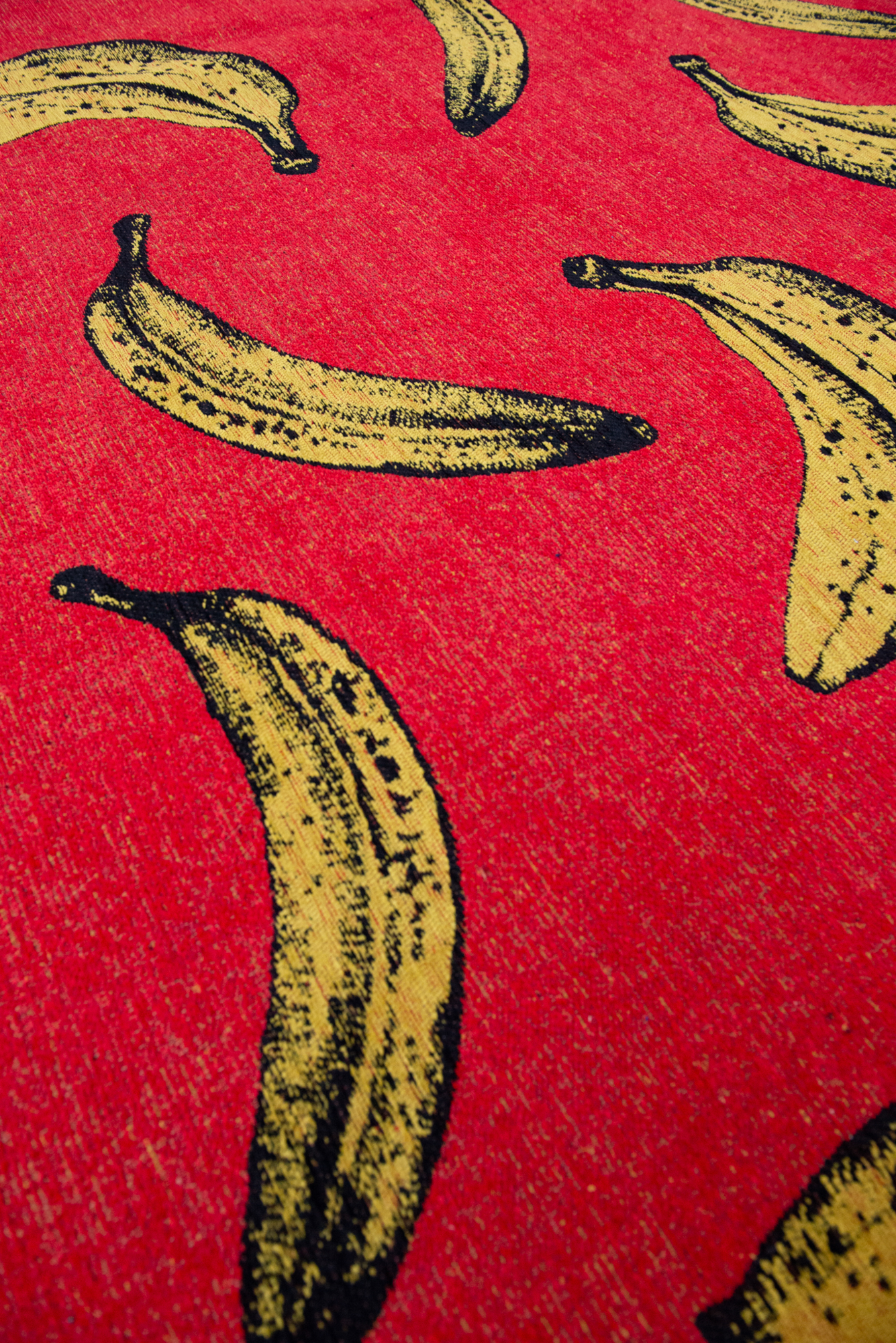 Ecorugs vloerkleed Banana rood 140x200 cm
