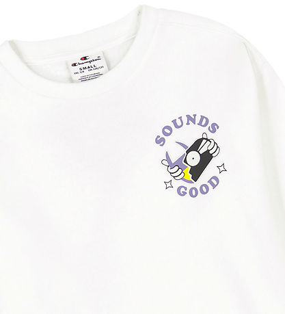 Champion Sweatshirt - Rundhalsausschnitt - Weiß
