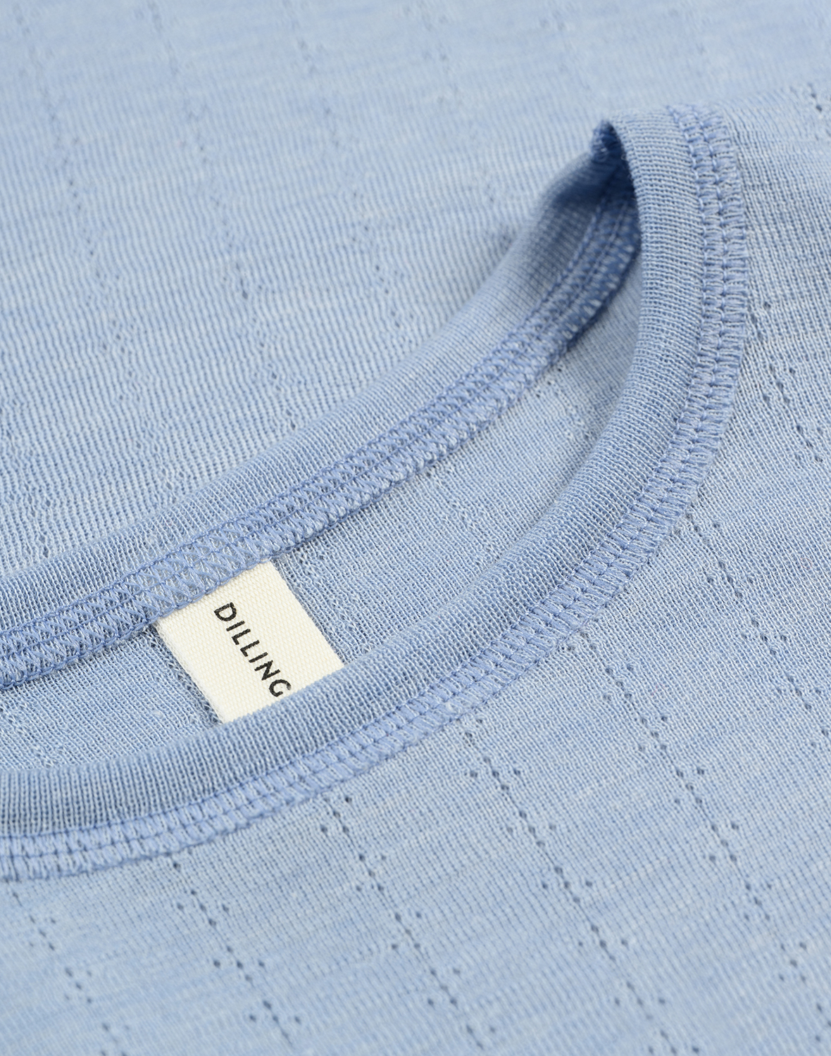 Pointelle shirt van merinowol/zijde voor kinderen
