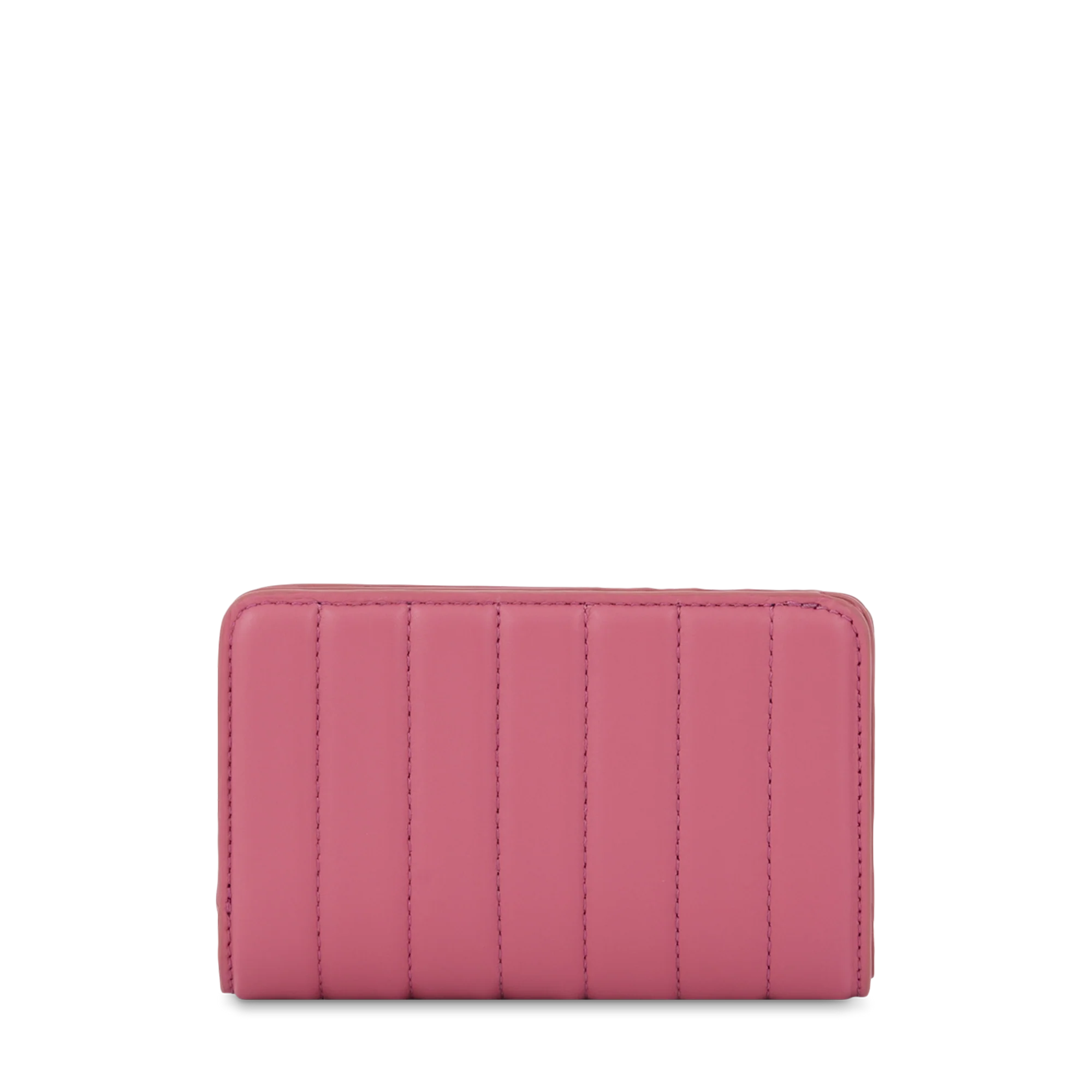 Portefeuille rectangulaire compact zippé Rodeo de Lancel-Cerise
