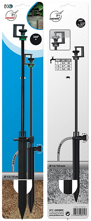 Micro asperseur sur pic Ø4/6mm