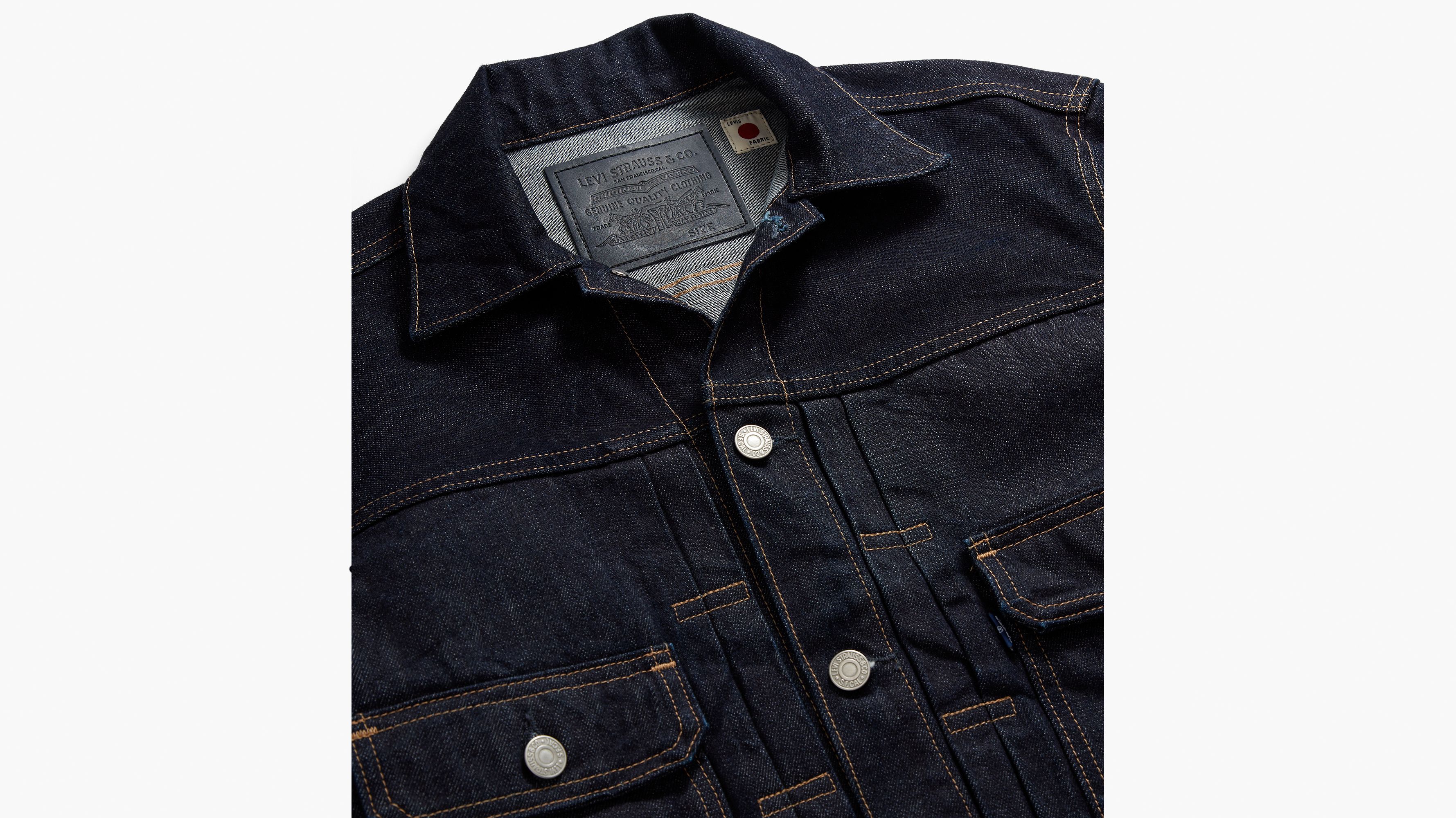 Veste Trucker classique Type II - Moj Type 2 Dark Rinse - Bleu