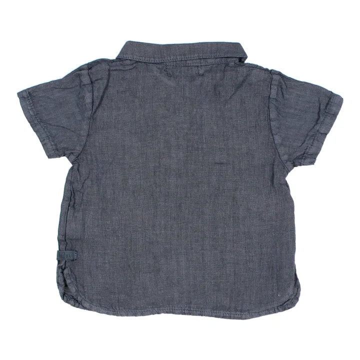 Búho Chemise Lin | Bleu marine