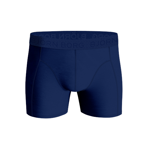 Björn Borg Cotton Stretch 5-pak Boxershorts, Sort/Blå/Grøn/Rød, M