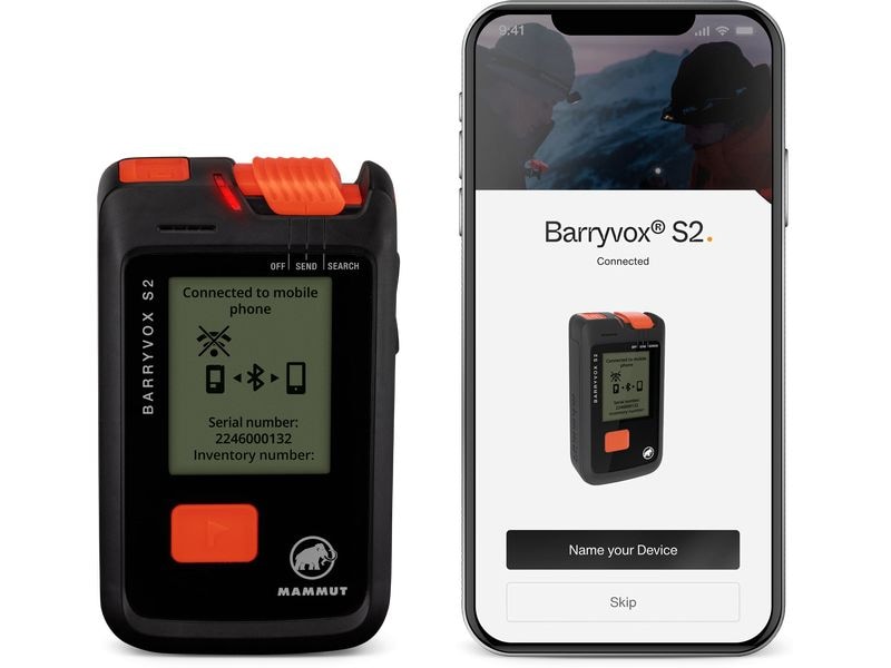 MAMMUT Barryvox S2 Schwarz LVS für schnelle und einfache Suche