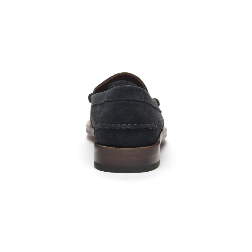CLASSIC DAN SUEDE NAVY MOCASSIN-Mocassin pour homme en suede