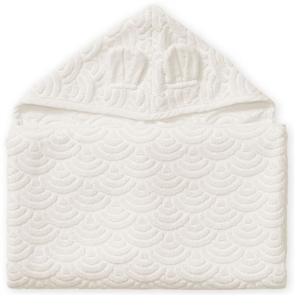 Cam Cam Håndklæde Junior Off-White - CamCam → Luksusbaby.dk
