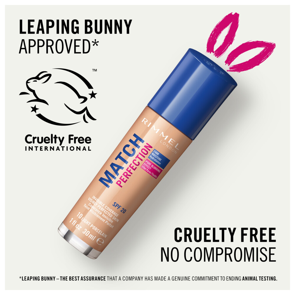 Rimmel Match Perfection Foundation 010 Light Porcelain30 ml