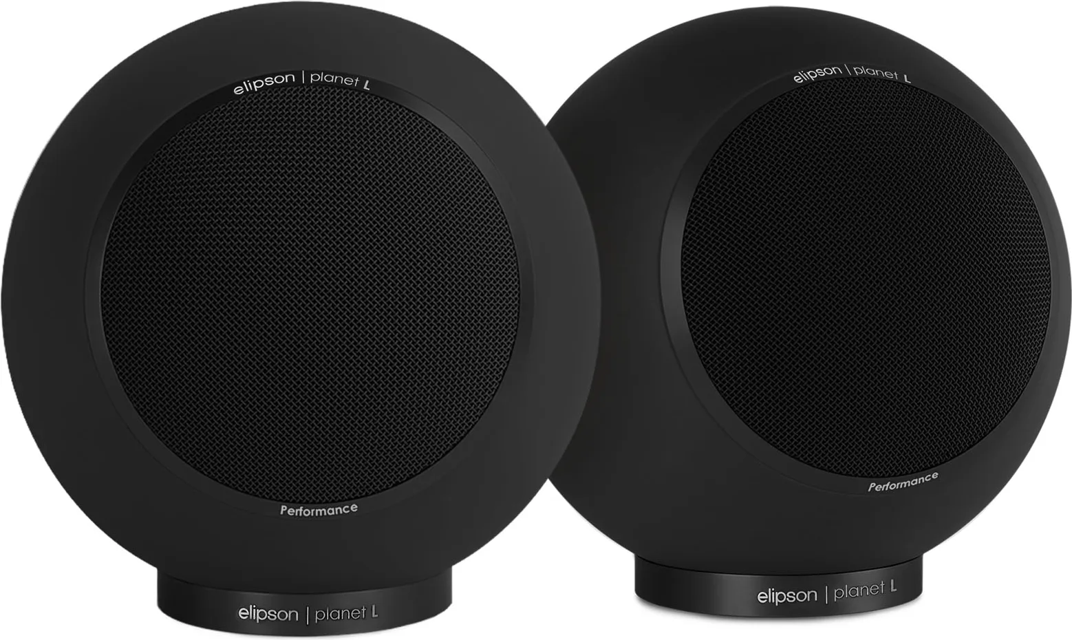 Elipson Planet L Performance 2.0 Noir mat (la paire) Enceintes bibliothèque