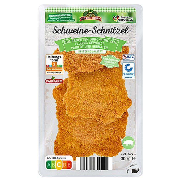 GUT DREI EICHEN Schweineschnitzel 300 g