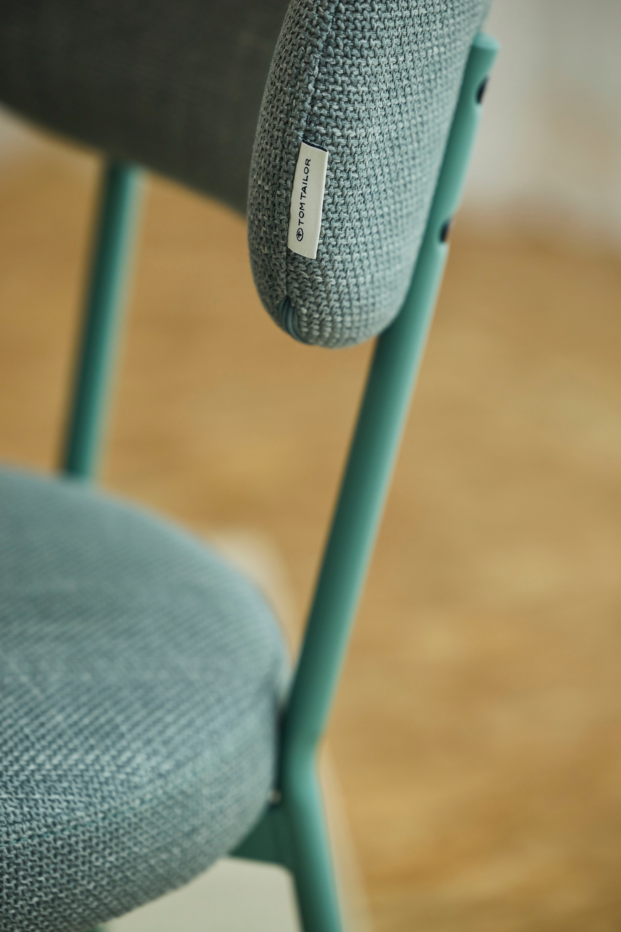 TOM TAILOR HOME 4-Fussstuhl »SOFT PAD CHAIR« (Set) 2 Stk.Esszimmerstuhl, 4-Fussgestell, mit Rückenausschnitt